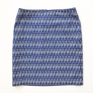 ANN TAYLOR Lined Knee Length Pencil Skirt Sz 0